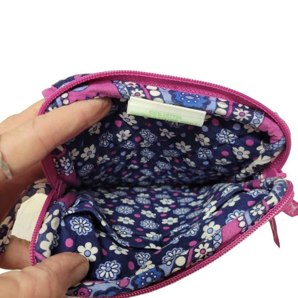 Vera Bradley Boysenberry~Purple Paisley~Mini Hipster Crossbody - Picture 3 of 8